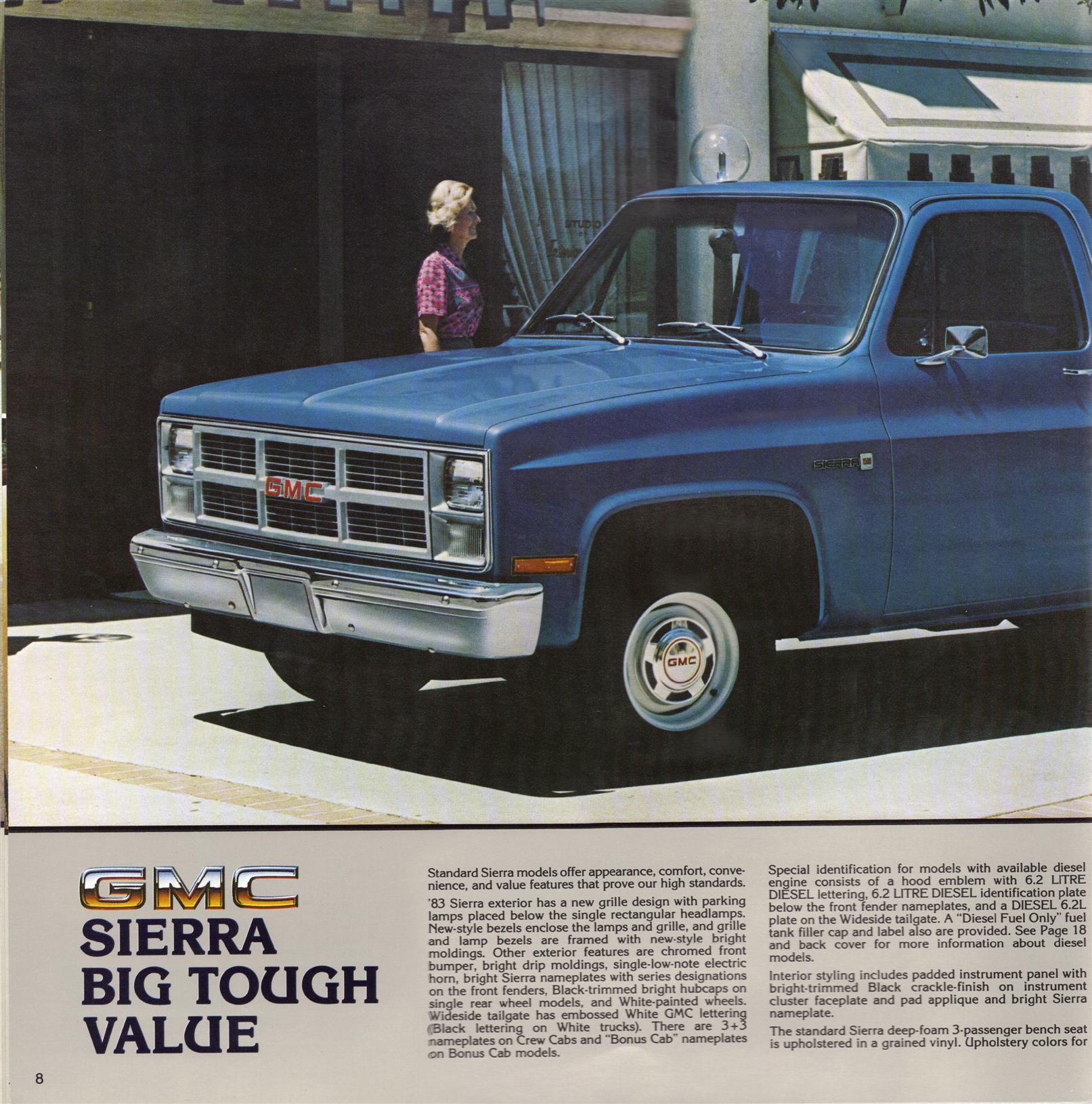 1983 GMC Pickups Brochure Page 3